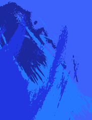 Abstract color painting background. Ink pattern illustration. Contemporary and modern texture. Creative and artistic wallpaper. Artistic wall with brushed shapes design. Urban Grunge.