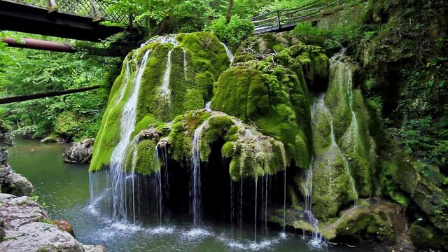 Bigar waterfall, Cheile Nerei National Park, Romania
