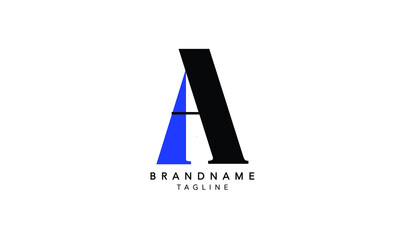 Alphabet letters Initials Monogram logo A, A INITIAL, A letter