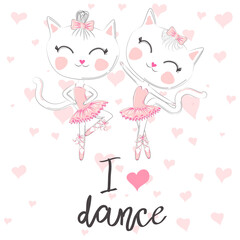 T shirt design. Modern fashion style on white background with heart