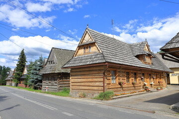 Wooden houses, Chocholow, Pohale, Poland © Bogdan Wankowicz
