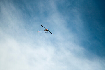 airplane in the sky