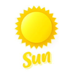 Sun Icon for Graphic Design Projects