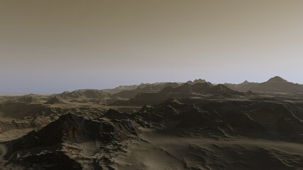 science fiction illustration, beautiful space background, a computer-generated surface, a fantasy world 3d render