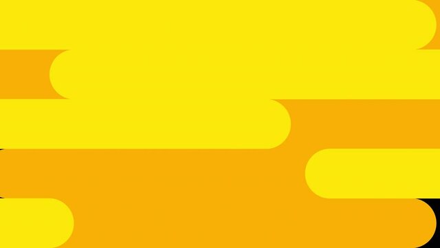 5 Transition of graphics animated yellow and orange background. 4K resolution with alpha channel.