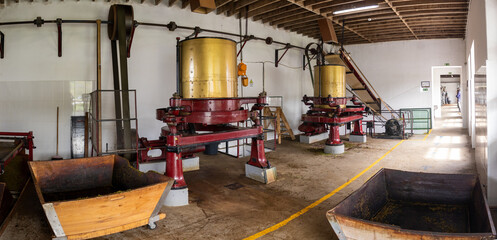 Tea production in factory, Sao Miguel island, Azores travel destination.