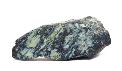 Quartz rock, stone isolated on white background