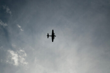airplane in the sky