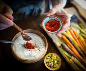 chef preparing a healthy meal