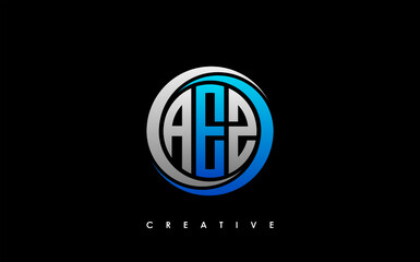 AEZ Letter Initial Logo Design Template Vector Illustration