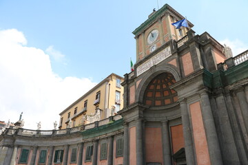 Fototapeta premium Convitto Nazionale Vittorio Emanuele II in Naples, Italy 
