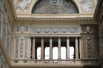 Shopping arcade Galleria Umberto I in Naples, Italy 