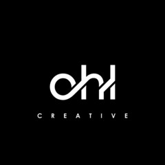 OHL Letter Initial Logo Design Template Vector Illustration