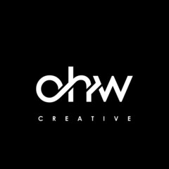 OHW Letter Initial Logo Design Template Vector Illustration
