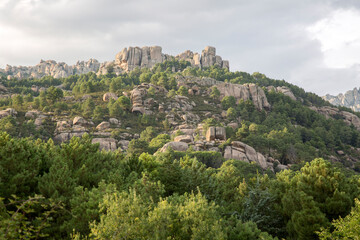Fototapeta na wymiar View of Pedriza National Park, Madrid