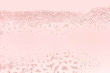 Cosmetic foamy pink peel-off peeling gel mask texture smudge background 