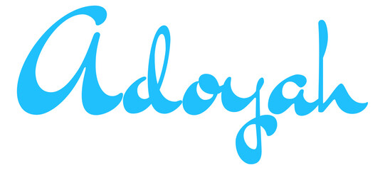 Obraz premium Adoyah