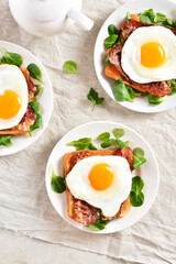 Open faced sandwiches