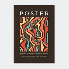 Abstract poster and cover template