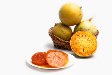 Ayurvedic Bael Or Bel Murabba Is Made Of Wood Apple Or Belgiri Bili Bhel Sugar And Shahad Madhu. It...