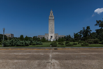 Fototapeta premium The Capitol Building in Baton Rouge, Louisiana.