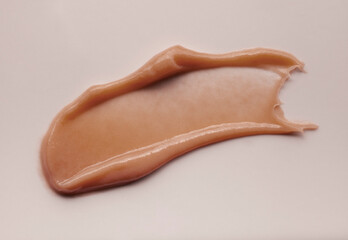 Cosmetic cream mask swatch smudge texture