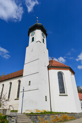 Katholische Pfarrkirche St. Gallus in Möggingen / Radolfzell am Bodensee im Landkreis Konstanz