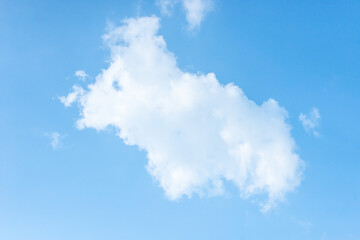Blue sky with white clouds