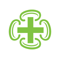 Green Cross Health Sign