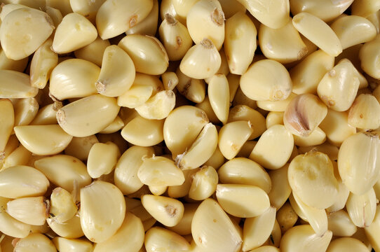 ajos pelados cocinar