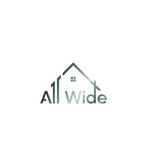 All Wide real estate logo template, Vector logo for business and company identity 