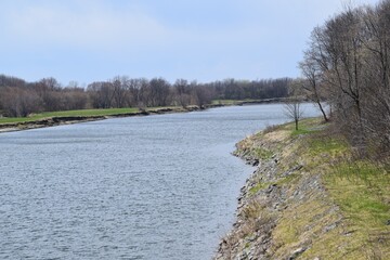 Nicolet river east of Montreal