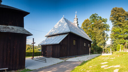 Cerkiew w Bereżnicy Wyżnej, obecnie kościół rzymskokatolicki, Polska, Bereżnica wyżna  / Orthodox church in Bereżnica Wyżna, currently a Roman Catholic church, Poland, Bereżnica Wyżna © LukaszB