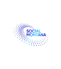 Social Montana logo template, Vector logo for business and company identity 