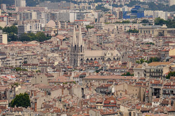 Fototapeta na wymiar Panoramic view of Marseille