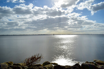 Ocean sun reflection