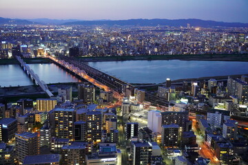 大阪の夜景