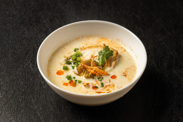 台湾粥　Stall taste Taiwanese soy milk porridge 
