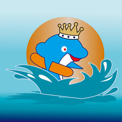 Naklejka premium shark vector