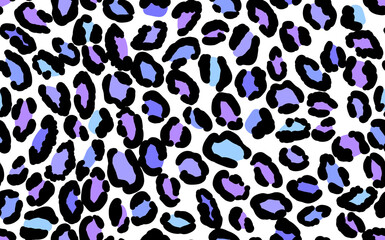 Abstract modern leopard seamless pattern. Animals trendy background. Colorful decorative vector stock illustration for print, card, postcard, fabric, textile. Modern ornament of stylized skin