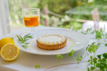 レモンクリームのタルト