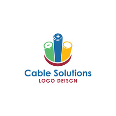 Cable Solutions Logo Design Symbols Modren