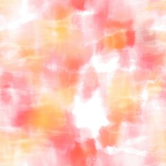 Seamless pastel tie dye swirl graphic motif pattern for print. High quality illustration. Faux cloudy random hippie culture delicate soft funky artistic digitally rendered bright vibrant dye design.