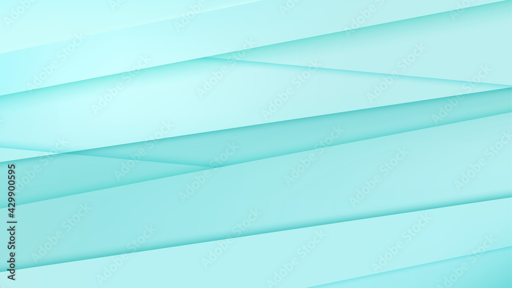 Poster abstract futuristic background with green rows