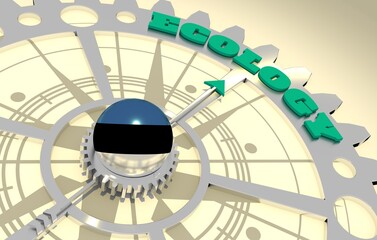 National government and ecology. Earth Day concept