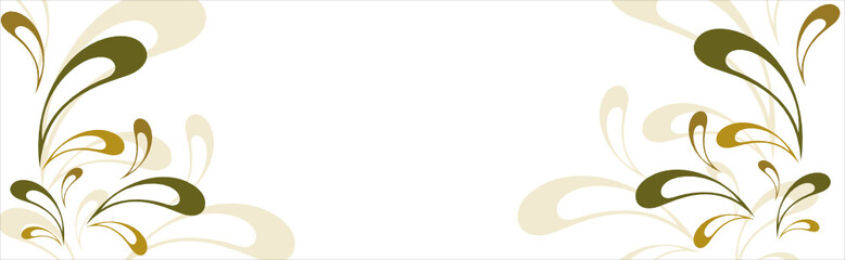 top, abstraction, beautiful banner, vector, natural, plants, leaves, summer, india, warm colors, postcard, announcement, abstract background, panorama, apron, decor, wall, interior, kitchen, drop, spl