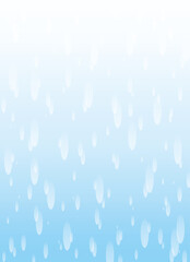 背景_水色 青 ブルー バックグラウンド_ベクター イラスト 泡 水泡 グラデーション エコ イメージ 広告 水 爽やか 綺麗 blue water shower background image