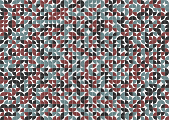 Abstract Geometric Pattern generative computational art illustration