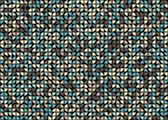 Fototapeta premium Abstract Geometric Pattern generative computational art illustration