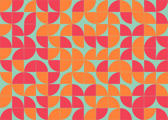 Abstract Geometric Pattern generative computational art illustration